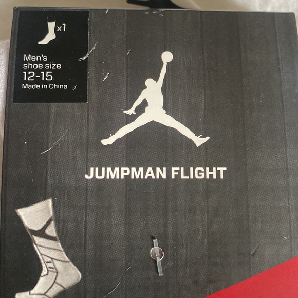 Brand new jumpman flight 12-15, 6-8, and 8-12 mens shoe size socks drifit - Picture 2 of 4